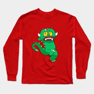 Hodag in the spring rain Long Sleeve T-Shirt